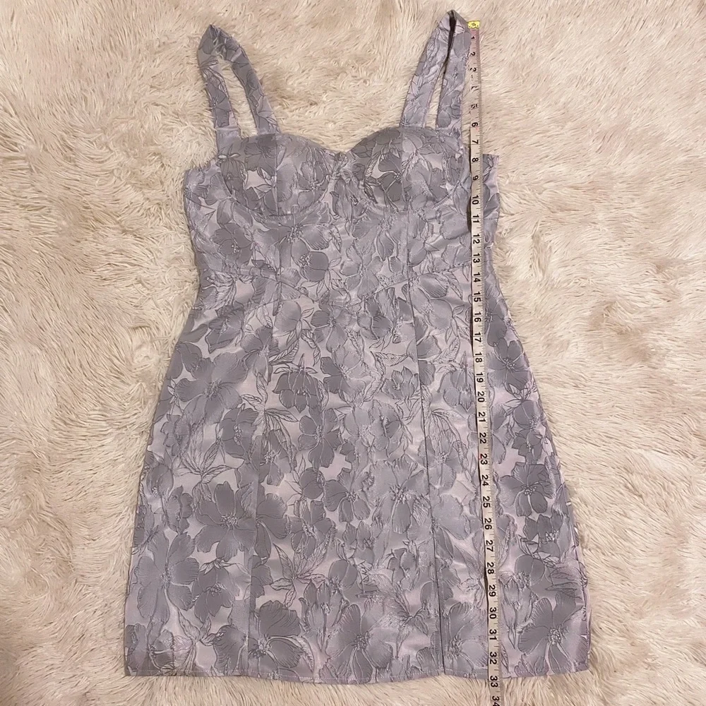 Shein Bodycon Mini Gray Dress - Picture 7 of 9